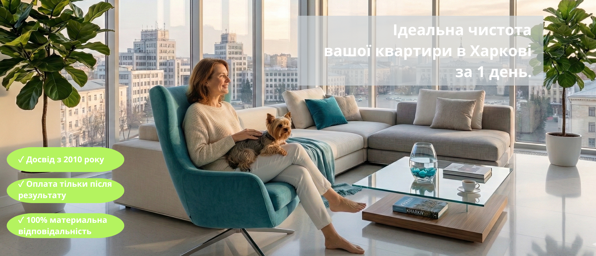 Генеральне прибирання квартири «під ключ» професійною командою з власним обладнанням та еко-хімією. Клінінгова компанія FREEDOM
